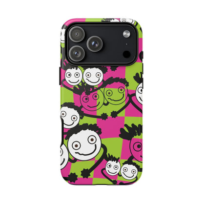 Positive Vibes Phone Case - By PositiveHug Happy, Colorful Tough Case,