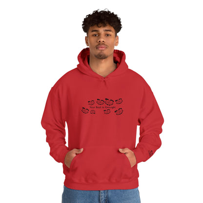 'Your Best is Enough!' Embroidered Unisex Heavy Blend™ Hooded Sweatshirt- Hoodie