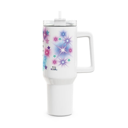 40oz Starburst Tumbler - "Don't Let Anything Dull Your Sparkle" Insulated Travel Cup