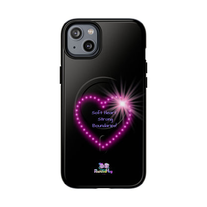 Soft Heart, Strong Boundaries Women's Tough Magnetic Phone Case — Self-Love | PositiveHug