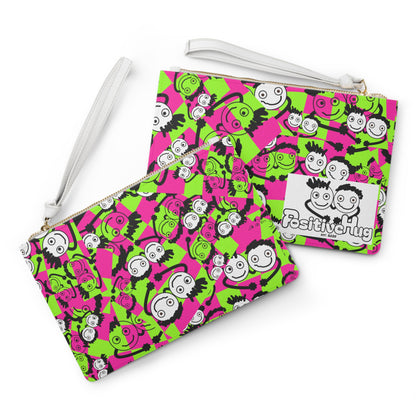 90's  Neon Clutch Bag by PositiveHug