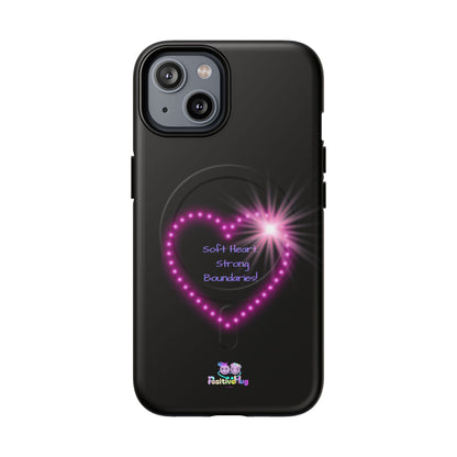 Soft Heart, Strong Boundaries Women's Tough Magnetic Phone Case — Self-Love | PositiveHug