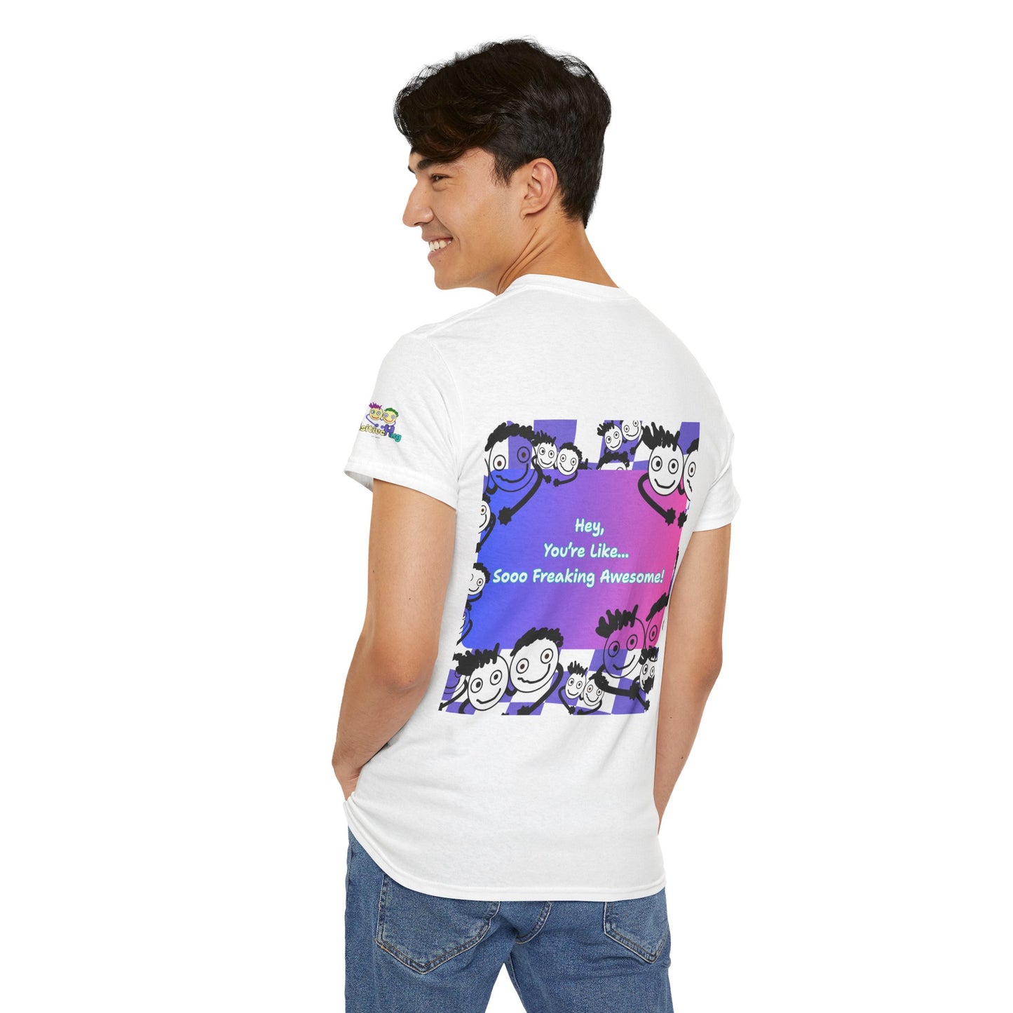 'You're like... Soo Freaking Awesome' Unisex Heavy Cotton Tee - By PositiveHug