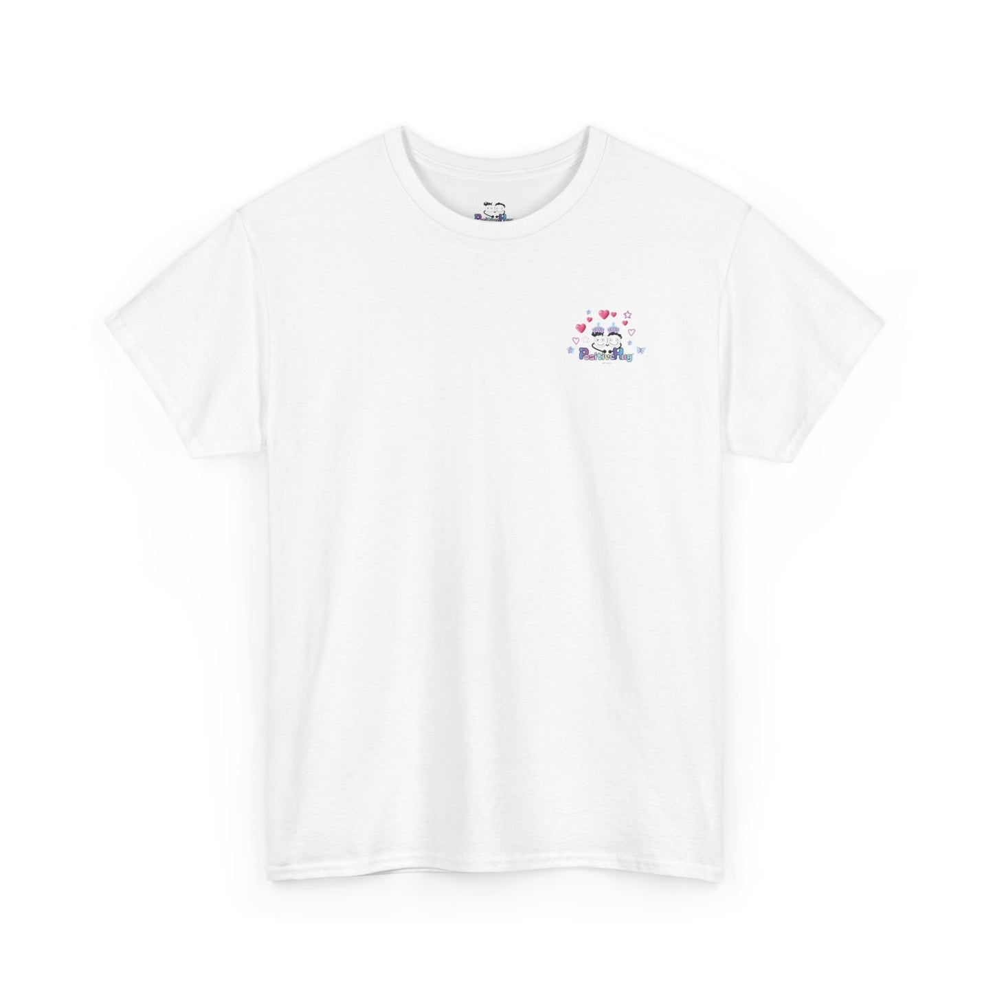 PositiveHug Logo Women's T-Shirt — Princess Crowns, Hearts, Stars & Butterfly Graphic | PositiveHug