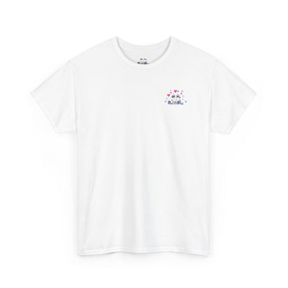 PositiveHug Logo Women's T-Shirt — Princess Crowns, Hearts, Stars & Butterfly Graphic | PositiveHug