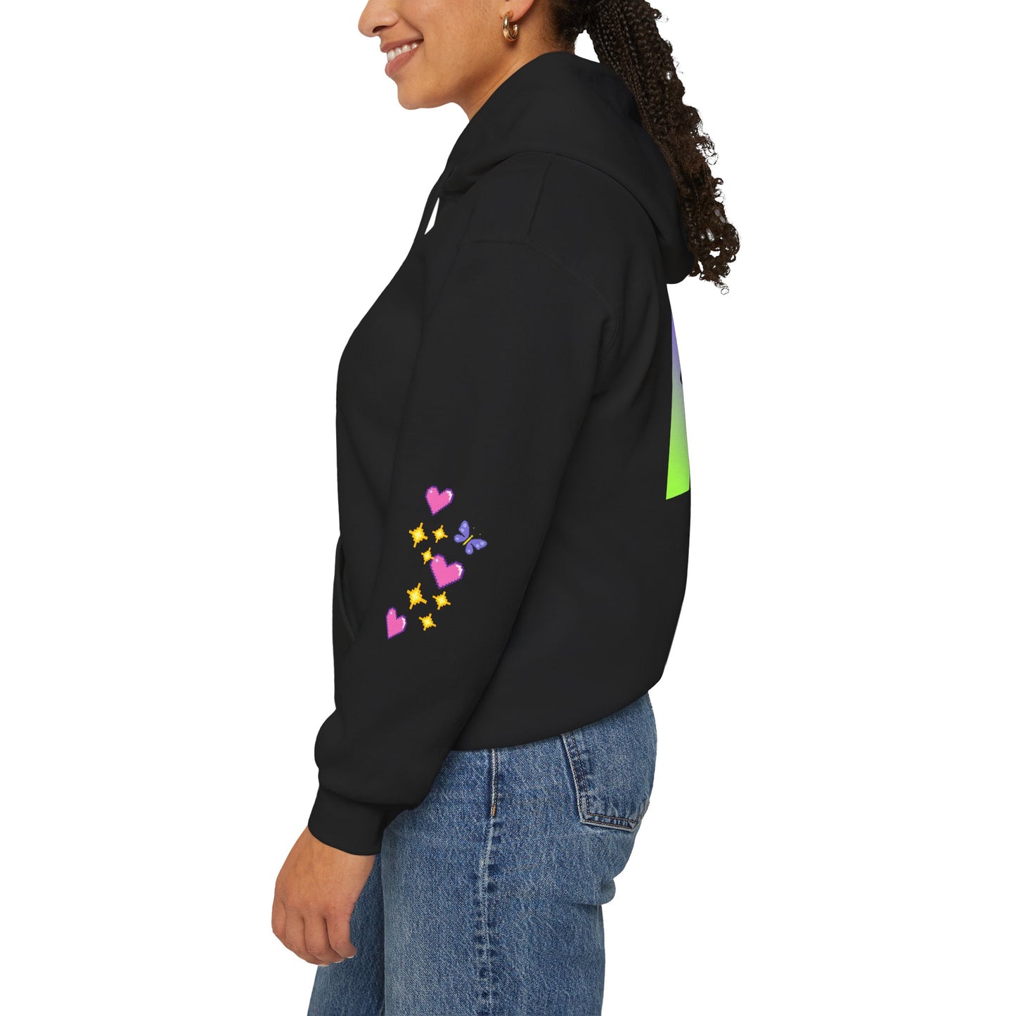 If You Can't Be Kind Be Vague hoodie - Back Graphic