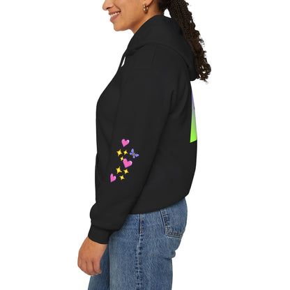 If You Can't Be Kind Be Vague hoodie - Back Graphic