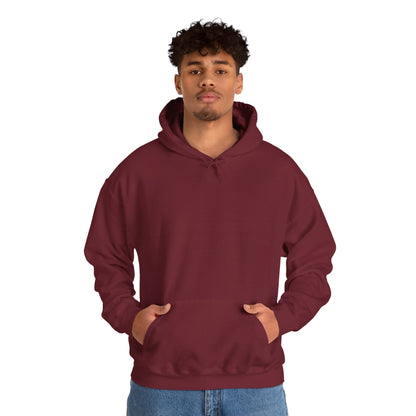 "Hey, You're giving low-key skibidi rizzler vibes. No cap!" Hooded Sweatshirt - Unisex Heavy Blend with Motivational Quote