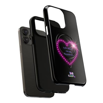 Soft Heart, Strong Boundaries Women's Tough Magnetic Phone Case — Self-Love | PositiveHug