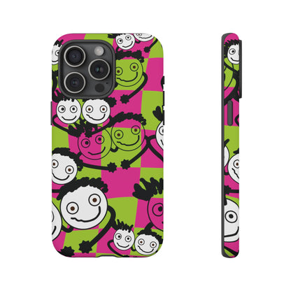 Positive Vibes Phone Case - By PositiveHug Happy, Colorful Tough Case,