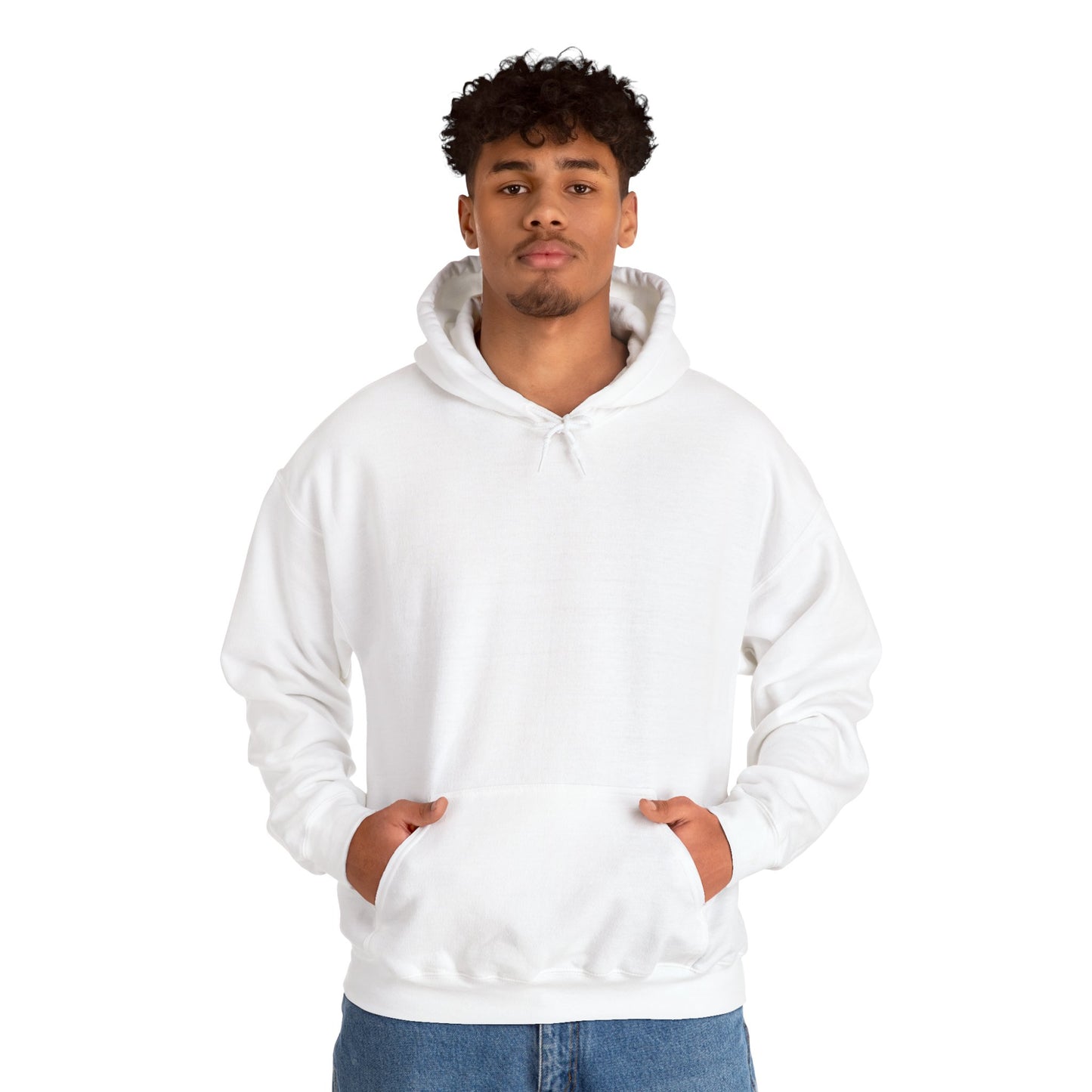 "Hey, You're giving low-key skibidi rizzler vibes. No cap!" Hooded Sweatshirt - Unisex Heavy Blend with Motivational Quote