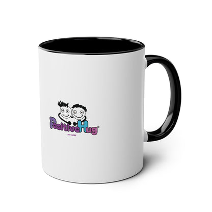 Born to Be Real Not Perfect - 11oz Two-Tone Coffee Mug
