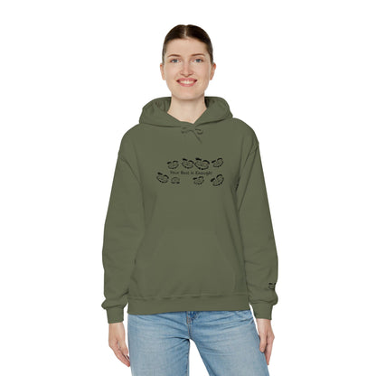 'Your Best is Enough!' Embroidered Unisex Heavy Blend™ Hooded Sweatshirt- Hoodie