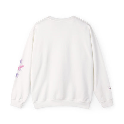 Heart Neon Crewneck Sweatshirt — “Soft Heart Strong Boundaries” Cosy Graphic Sweatshirt