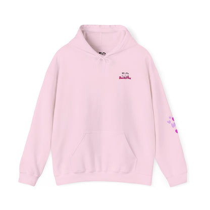You're never too old to follow your dreams!  Heat Print Hoodie - Design on back