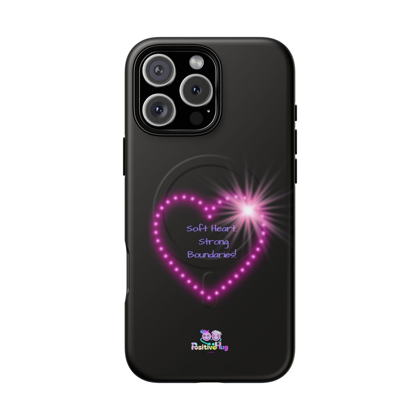 Soft Heart, Strong Boundaries Women's Tough Magnetic Phone Case — Self-Love | PositiveHug