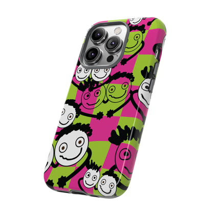 Positive Vibes Phone Case - By PositiveHug Happy, Colorful Tough Case,