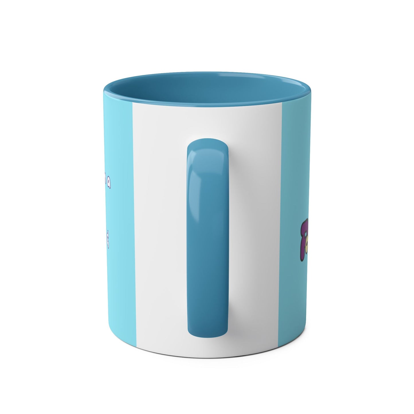 'Hey, 2025 hasn't been a failure. You've learned & grown -  New Year - PositiveHug Two-Tone Coffee Mug - 11oz, Encouraging Gift for Friends