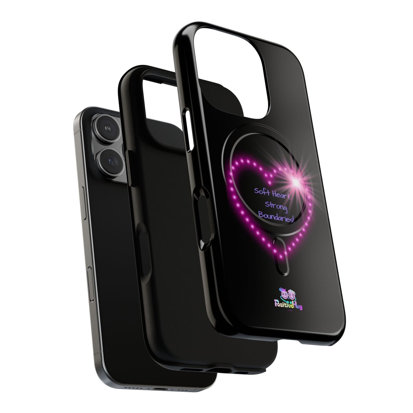 Soft Heart, Strong Boundaries Women's Tough Magnetic Phone Case — Self-Love | PositiveHug