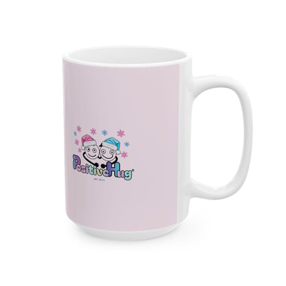 Cute Pink Unicorn Christmas Mug 11oz & 15oz | PositiveHug