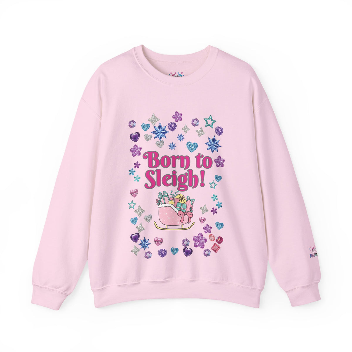 Born to Sleigh Cute Christmas Sweatshirt for Women | PositiveHug