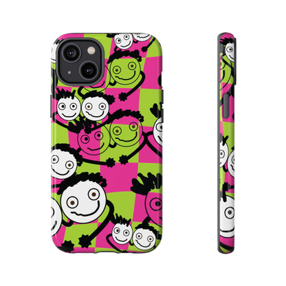 Positive Vibes Phone Case - By PositiveHug Happy, Colorful Tough Case,