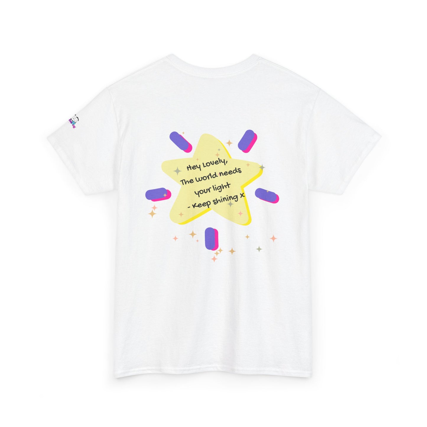 Keep Shining Star T-Shirt Inspirational Quote, Cute -  Star Design Tee