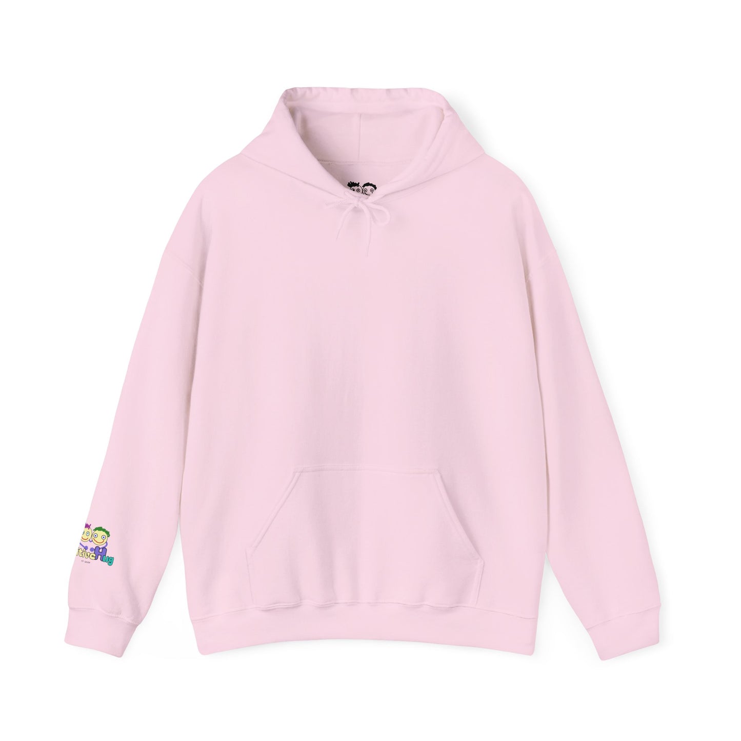 'Hey, I believe in you! x' Unisex Hooded sweatshirt by PositiveHug - Design on back