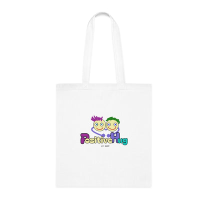 'Hey, Allow yourself time to heal. It's Okay x 'Positive Vibes Cotton Tote Bag - by PositiveHug Inspirational & Fun Design