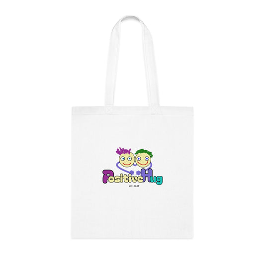'Hey, Allow yourself time to heal. It's Okay x 'Positive Vibes Cotton Tote Bag - by PositiveHug Inspirational & Fun Design