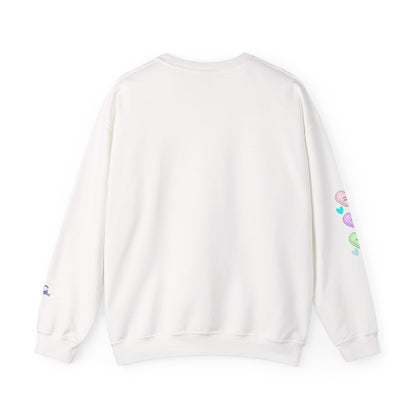Self-Love Candy Hearts Affirmation Crewneck Sweatshirt