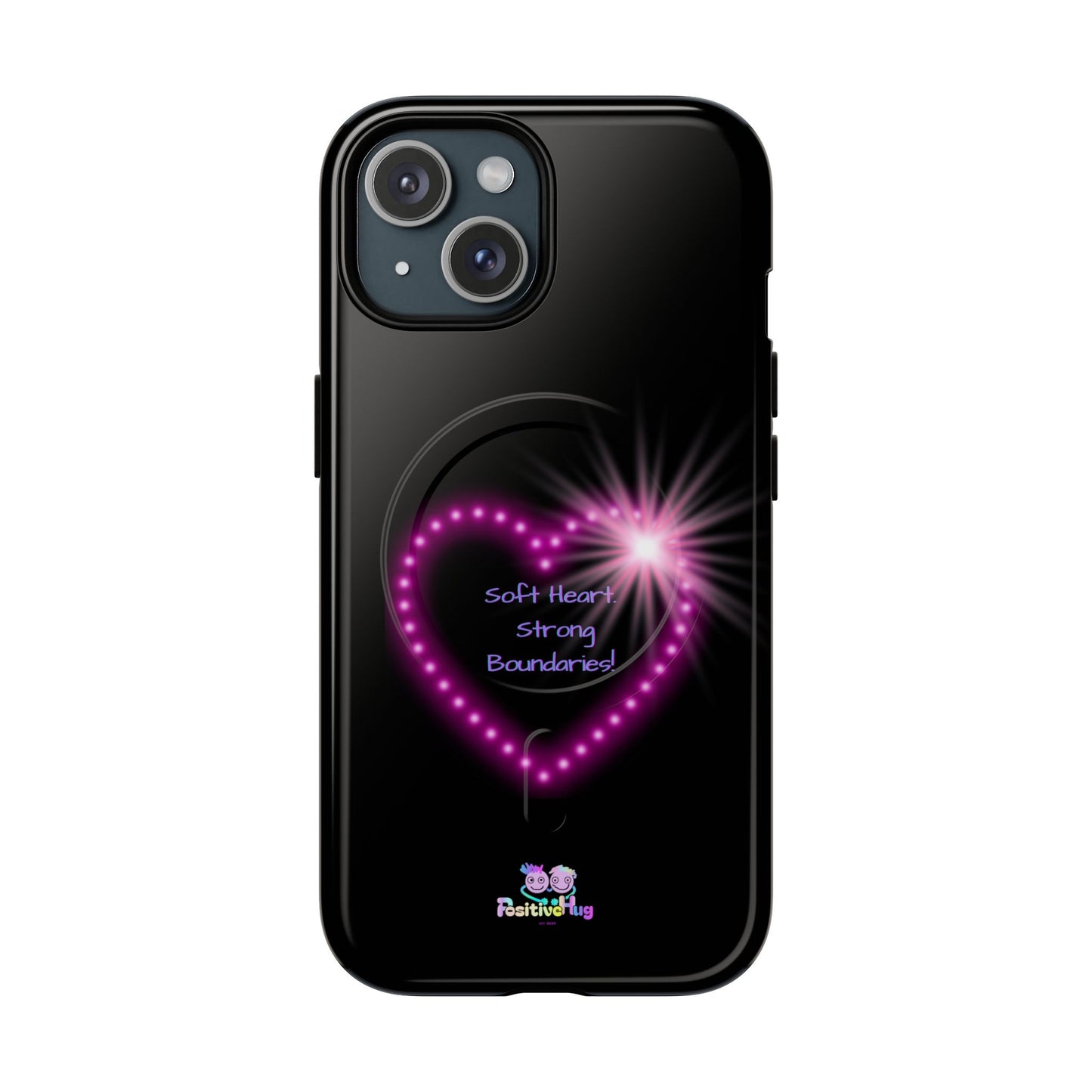 Soft Heart, Strong Boundaries Women's Tough Magnetic Phone Case — Self-Love | PositiveHug