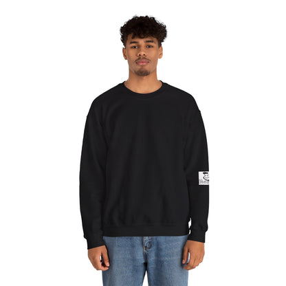 'Emotions are just temporary. Suicide is forever. Stay with us x' Inspirational Crewneck Sweatshirt - Mental Health Awareness