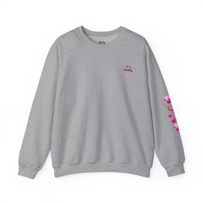 I Believe In You Crewneck Sweatshirt — Cute Dinosaur Heart Cosy Sweatshirt