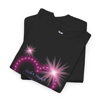 Soft Heart Strong Boundaries T-Shirt | Pink Heart Graphic Tee | PositiveHug