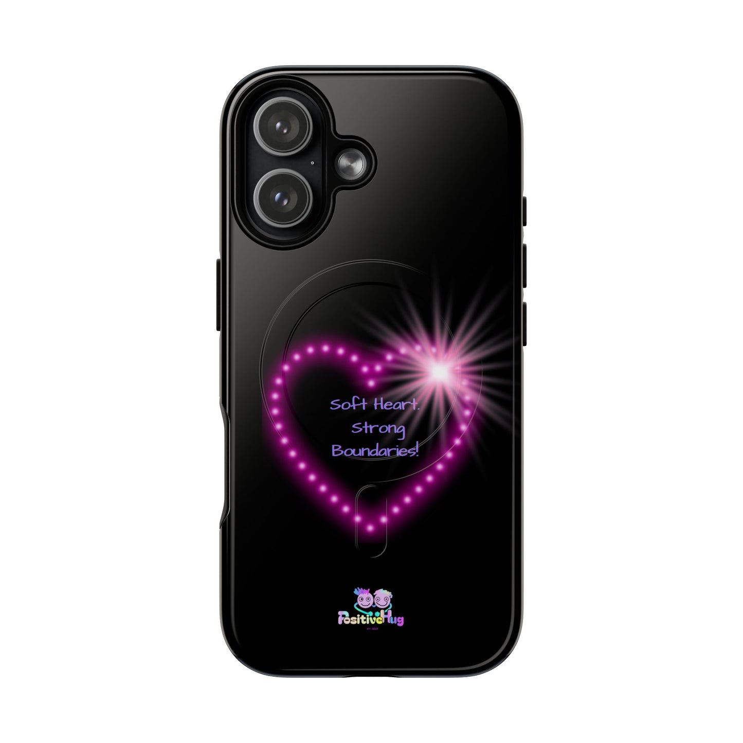 Soft Heart, Strong Boundaries Women's Tough Magnetic Phone Case — Self-Love | PositiveHug