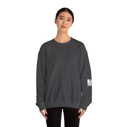 'Emotions are just temporary. Suicide is forever. Stay with us x' Inspirational Crewneck Sweatshirt - Mental Health Awareness