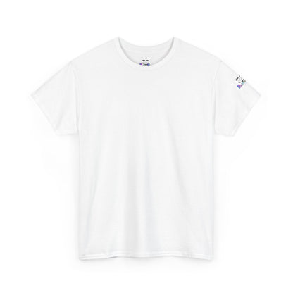 'Hey, Good Luck! x ' Quote on back, Motivational Tee
