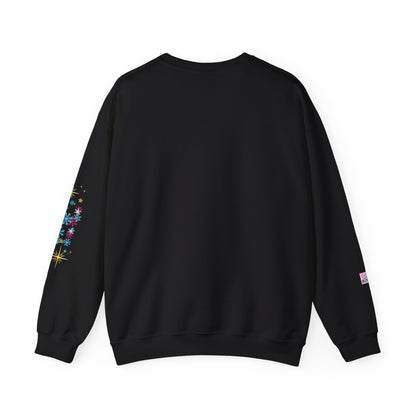 Christmas Cat Sweatshirt, Too Cute for the Naughty List | PositiveHug