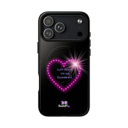 Soft Heart, Strong Boundaries Women's Tough Magnetic Phone Case — Self-Love | PositiveHug
