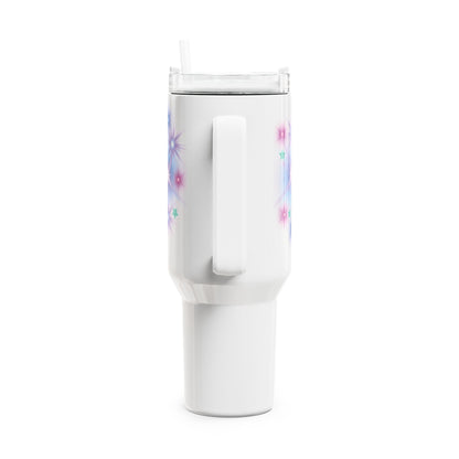 40oz Starburst Tumbler - "Don't Let Anything Dull Your Sparkle" Insulated Travel Cup