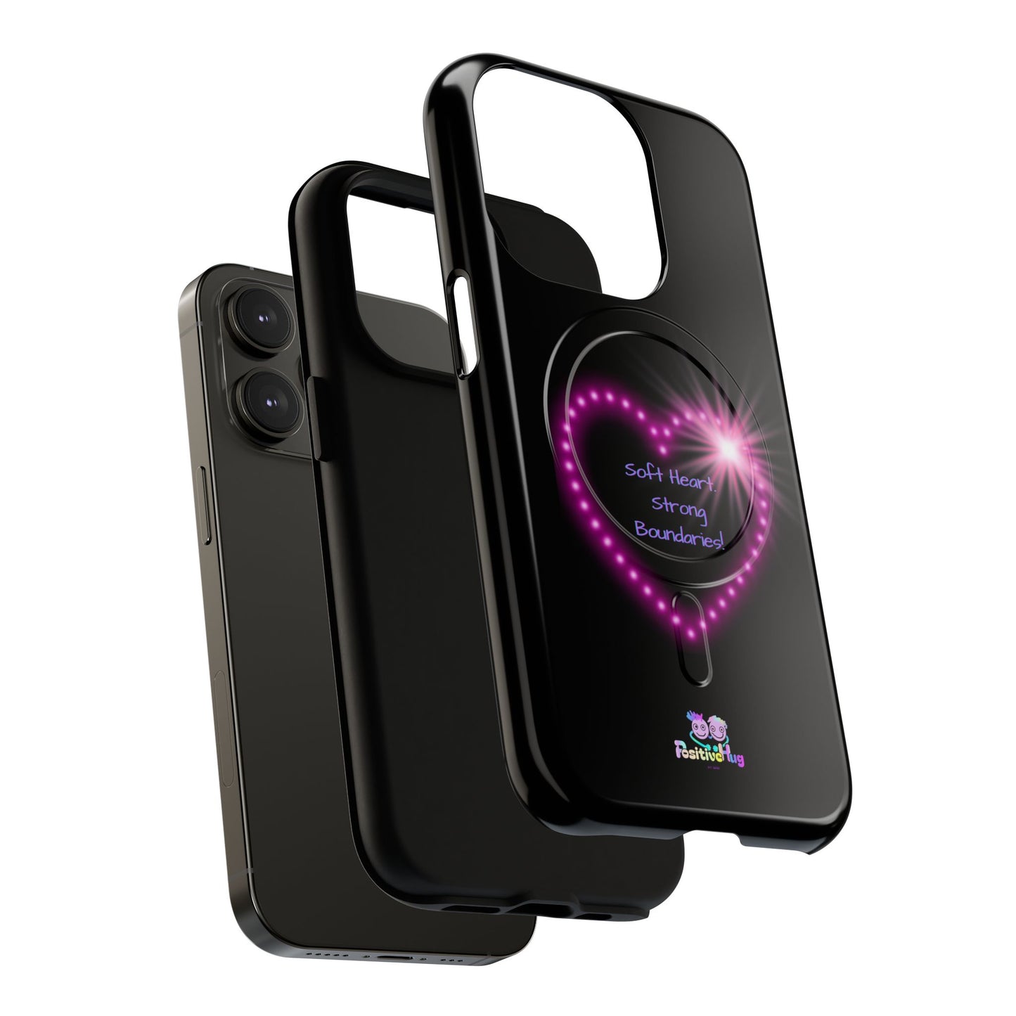 Soft Heart, Strong Boundaries Women's Tough Magnetic Phone Case — Self-Love | PositiveHug