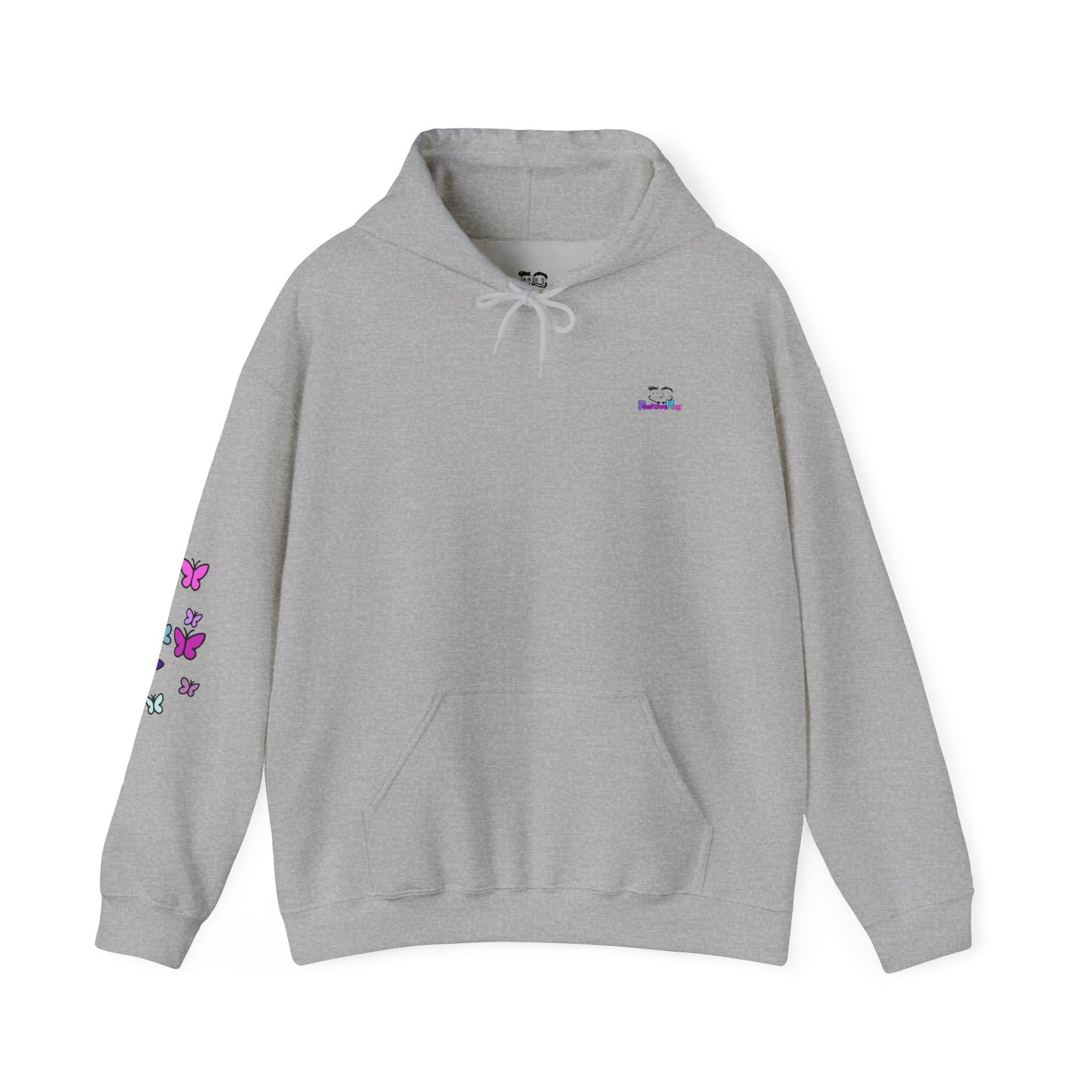 Butterfly Encouragement Hoodie — "Hey, I Believe In You"