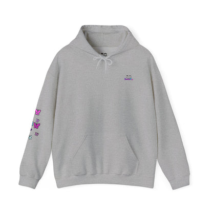 Butterfly Encouragement Hoodie — "Hey, I Believe In You"