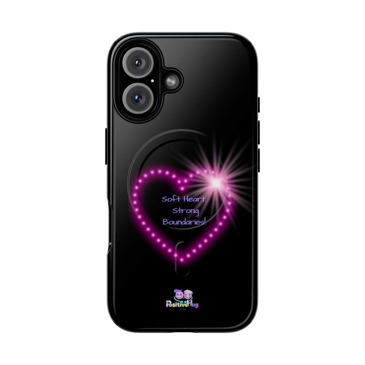 Soft Heart, Strong Boundaries Women's Tough Magnetic Phone Case — Self-Love | PositiveHug