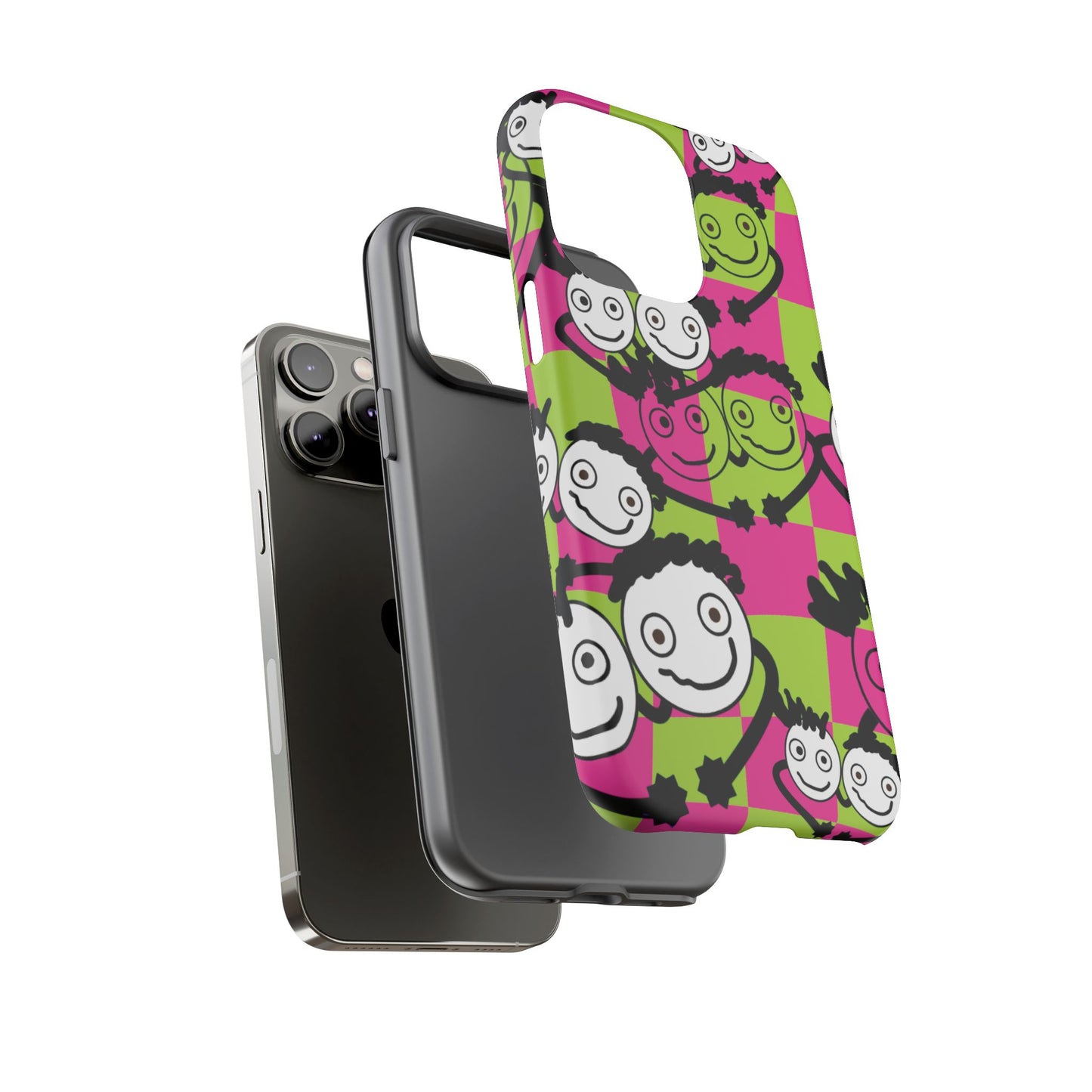 Positive Vibes Phone Case - By PositiveHug Happy, Colorful Tough Case,