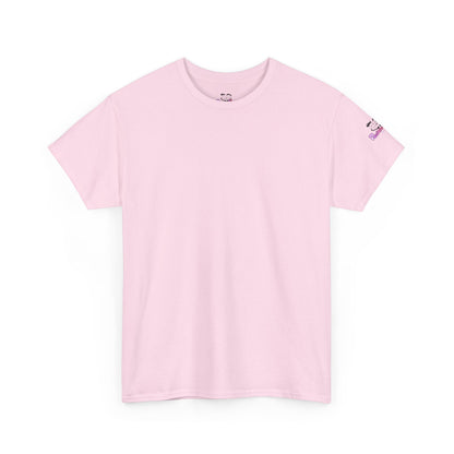 "Powered By Positivity & A Little Delulu" Cute Doodle Graphic Tee | PositiveHug