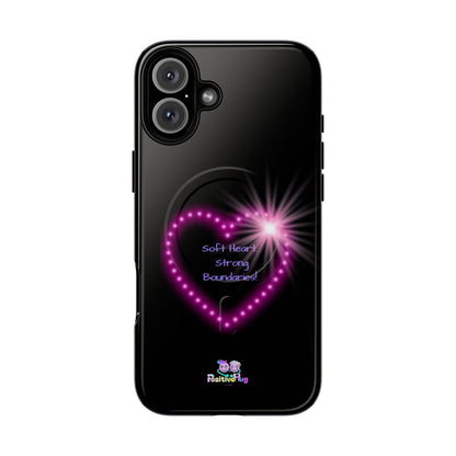 Soft Heart, Strong Boundaries Women's Tough Magnetic Phone Case — Self-Love | PositiveHug