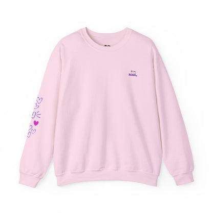 Inspirational 'Take a Deep Breath & Believe in Yourself' Crewneck Sweatshirt
