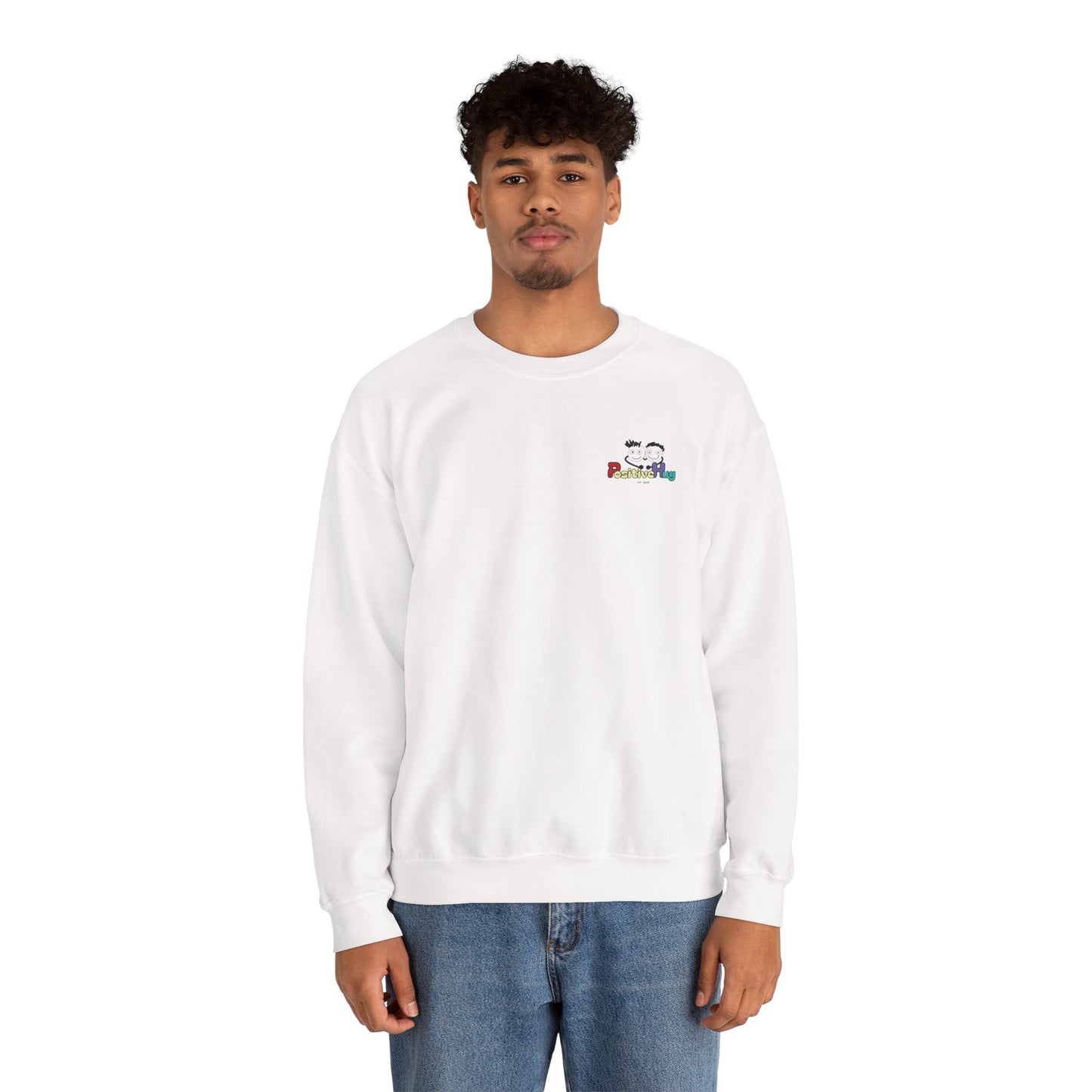 'Hey, You're Giving Low-Key Skibidi Rizzler Vibes No Cap!' Gen Alfa Adults Crewneck Sweatshirt by PositiveHug